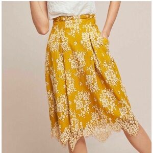 Anthropologie Isabella Lace Pencil Skirt - Hailee C